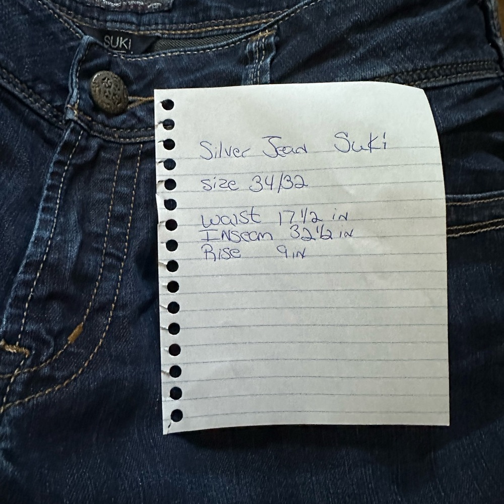 Silver Suki Jeans